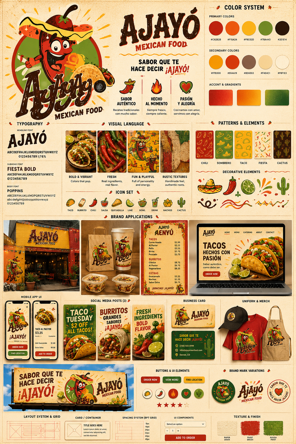 Ajayó Brand Sheet